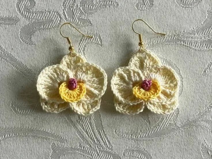 Aretes de Orquídeas