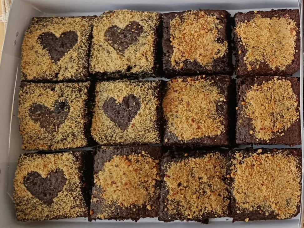 Brownie tradicional de maní
