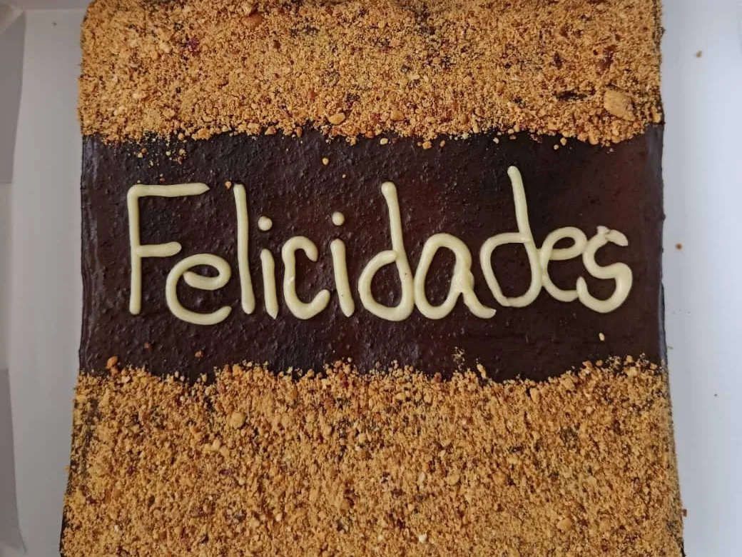 Cake de brownie tradicional