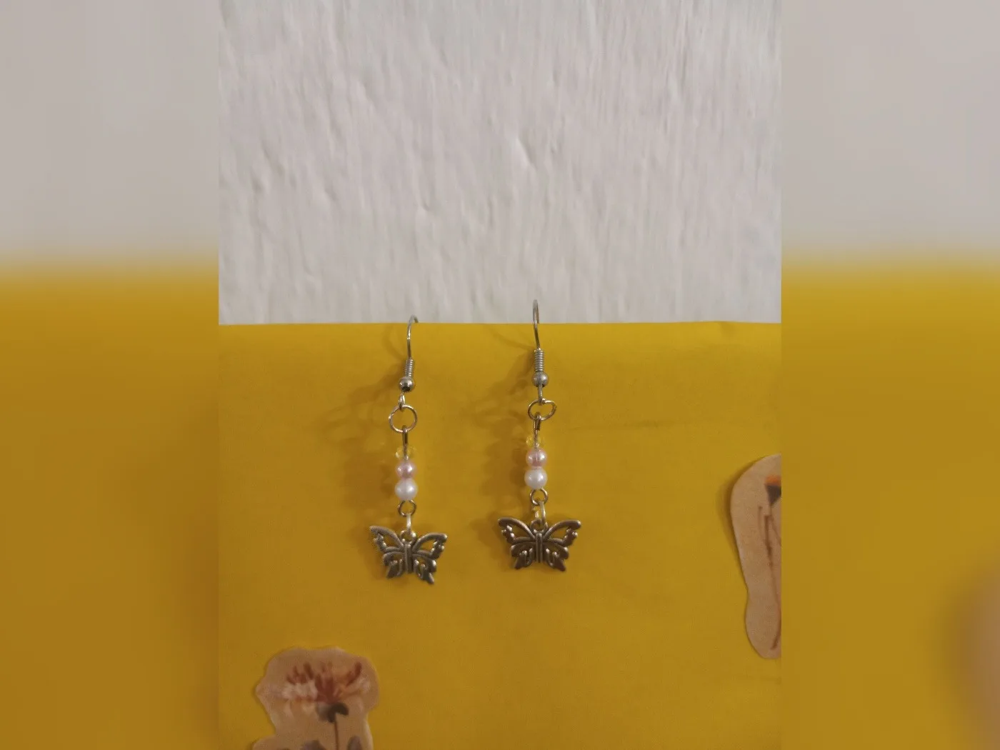 Aretes de mariposa