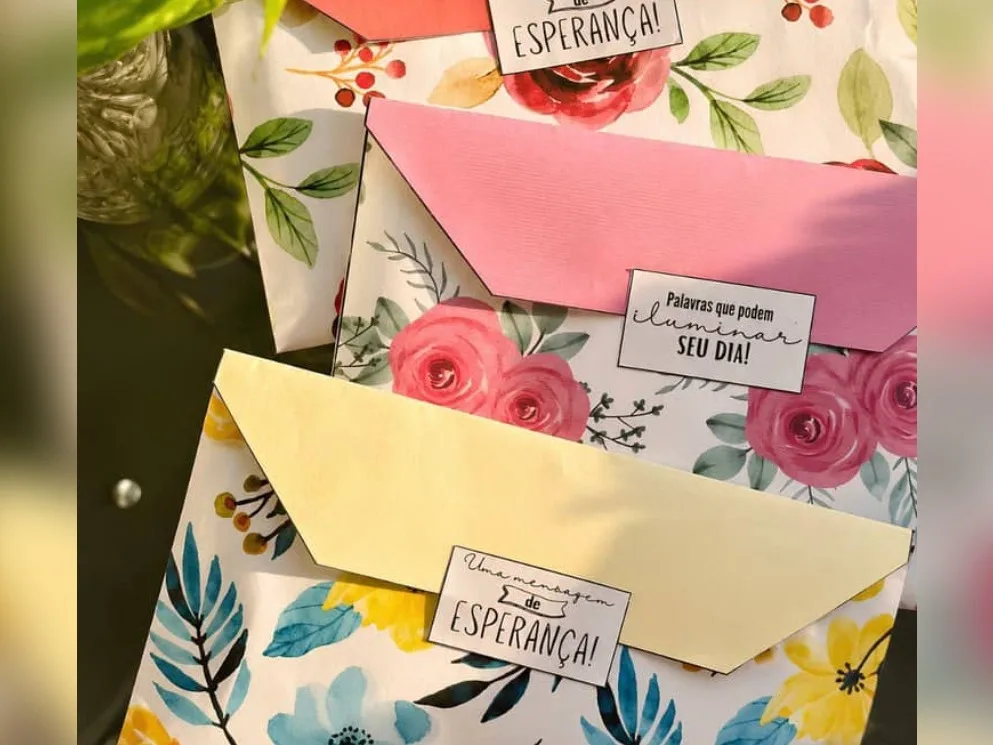 Sobres con estilo floral