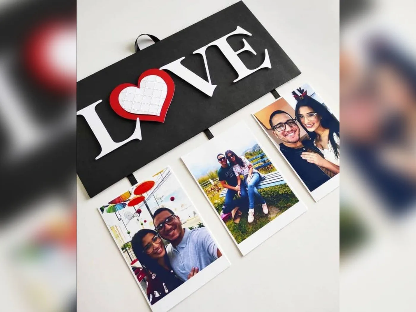 Decoración de polaroids