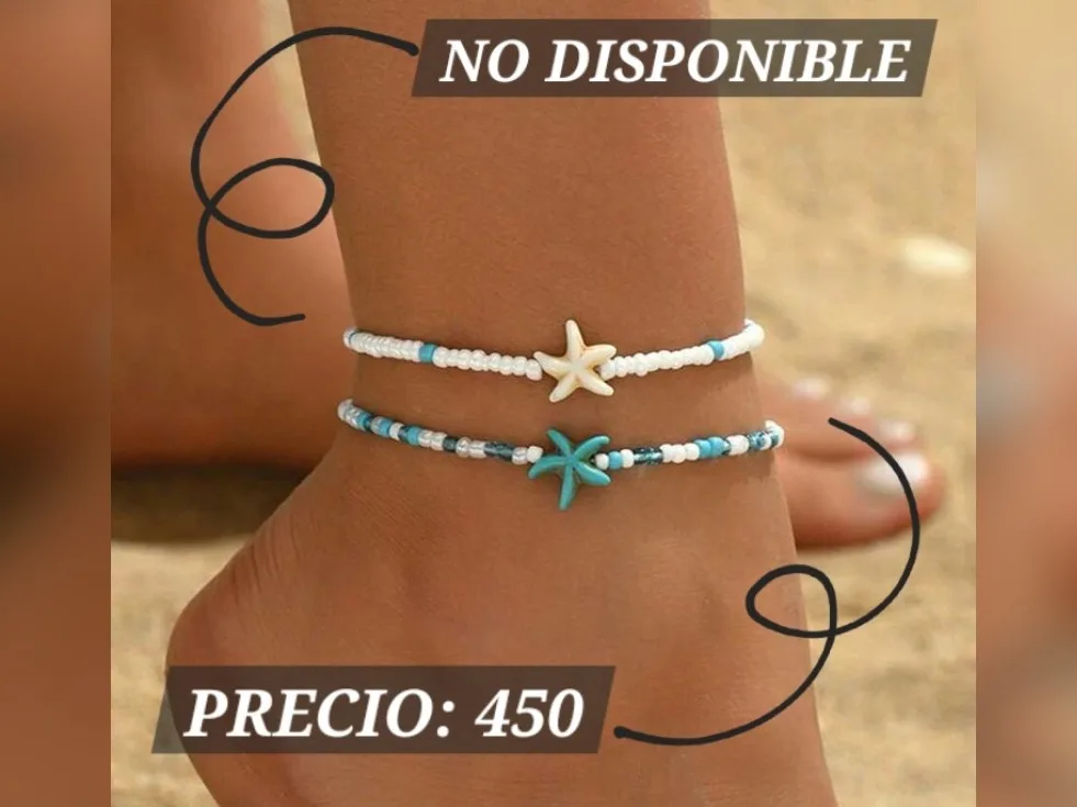 Tobillera de estrellita sencilla