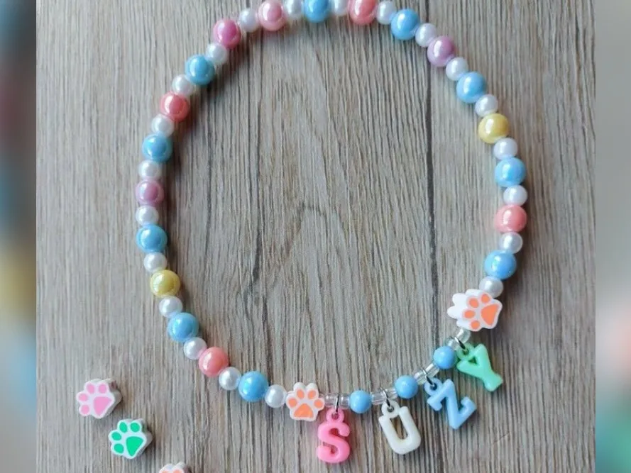 Collar de perlas con nombre