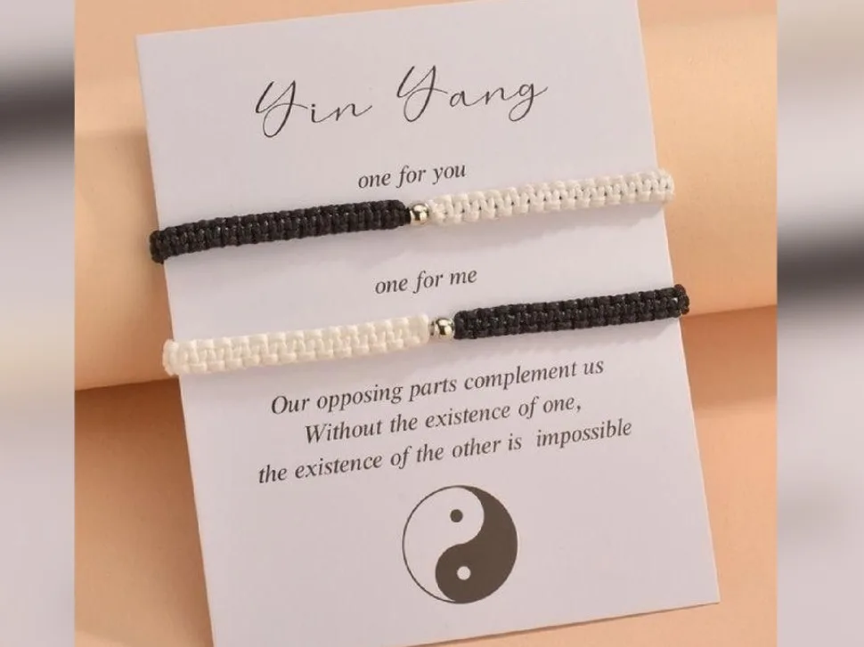 Pulseras Jin Jang como borla