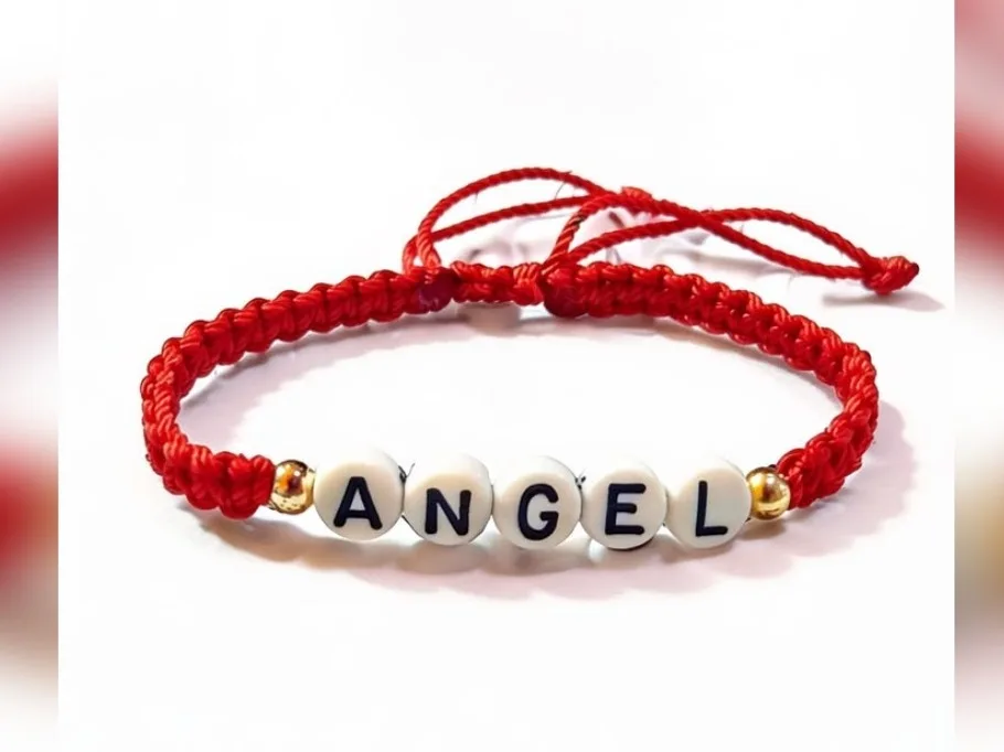 Pulseras tejidas con nombre