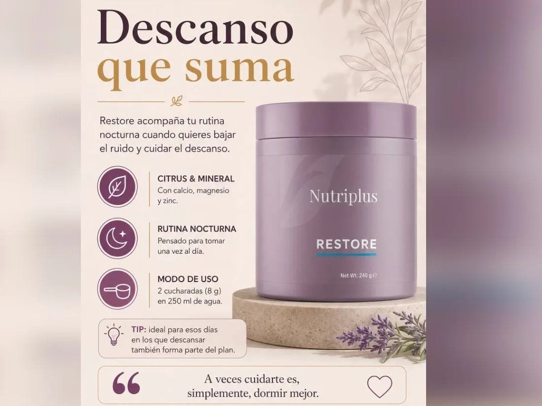 💎RESTORE: APOYA UN DESCANSO SALUDABLE