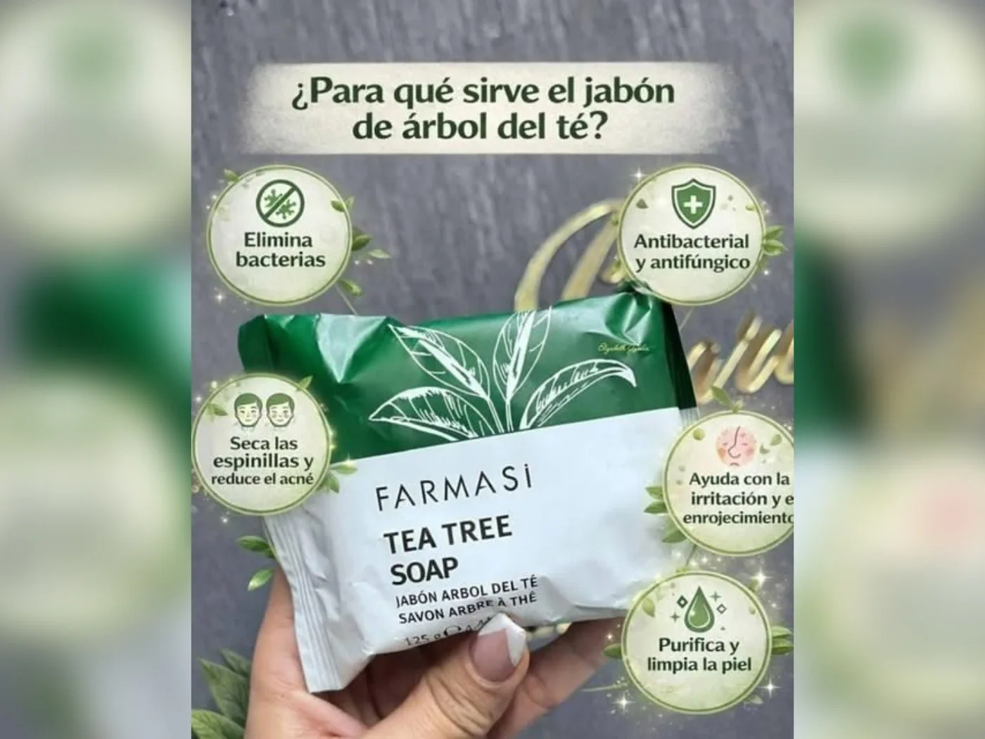 🌿Jabón de Tea Tree de Farmasi🌿