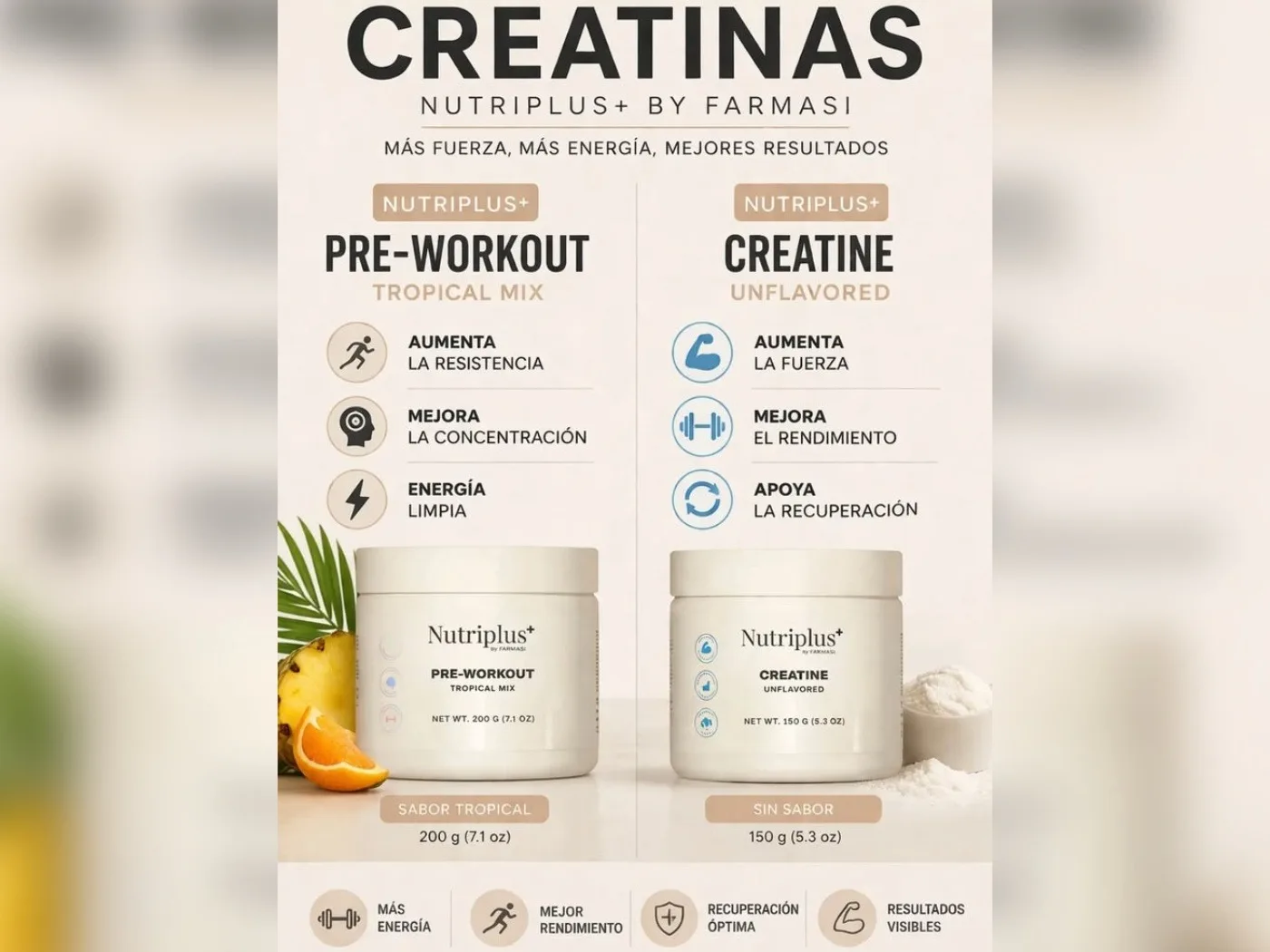 🔋PREENTRENO + CREATINA = RENDIMIENTO QUE TRANSFORMA🔋