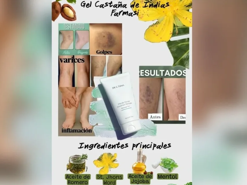 💚Gel de Masajes de Castaño de Indias💚