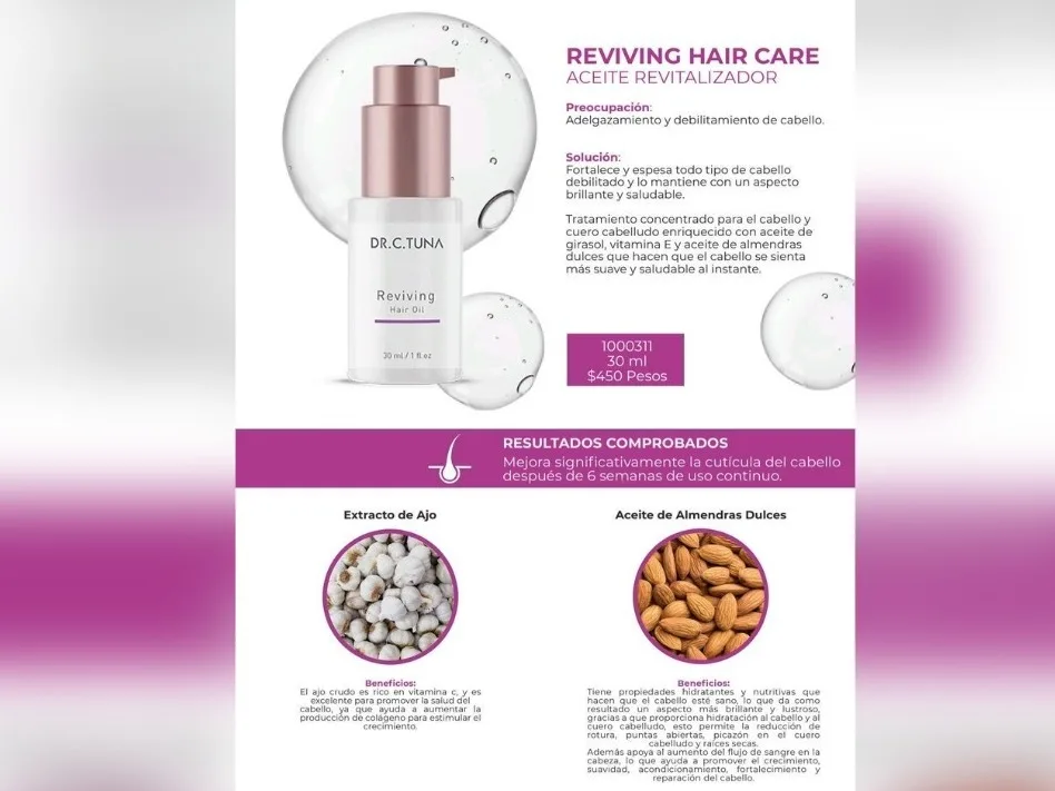 🌸ACEITE REVITALIZADOR PARA EL CABELLO