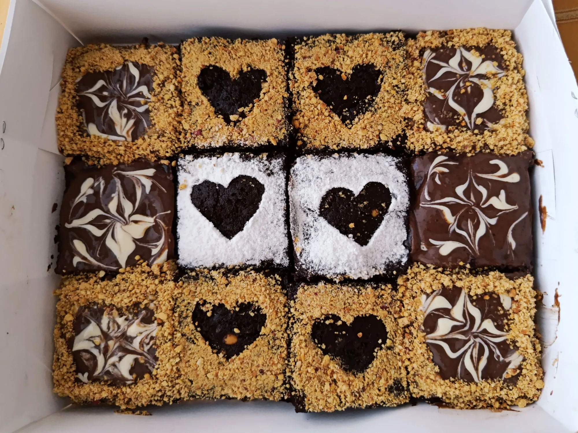 Pack 12 brownies variados